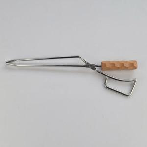 아트박스/스네프 스테인리스 원목핸들 장작 숯 화로 불집게