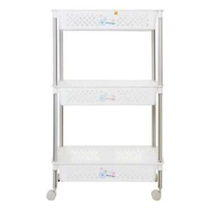 페러스 이동식 다용도선반 3단(흰색)