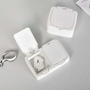 원터치 미니 수납 케이스 화장대 정리 2칸