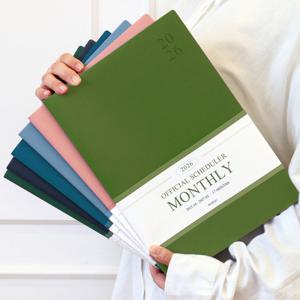 2026 오피셜 빅 먼슬리 스케줄러 월간 업무용 메모 디자인