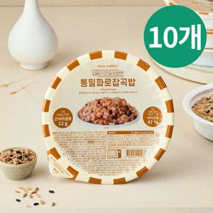 슬로우래빗 백미없는 통밀파로 잡곡밥 150g 10개