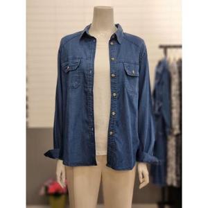 아날도바시니 세이브존02 데님 블라우스 AY10BL01S