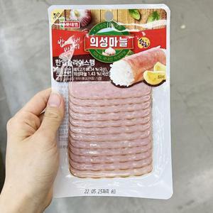 롯데햄 의성마늘 슬라이스햄 60g x 5개 86385