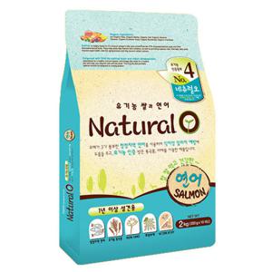 네츄럴오 연어와 유기농쌀2kg / 강아지사료