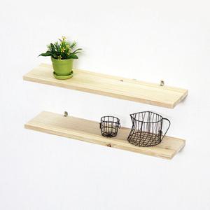 [아이엔] 원목중2개 선반/벽걸이선반/인테리어선반/수납선반