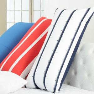 순면 라인 등받이 등쿠션커버 50X110cm