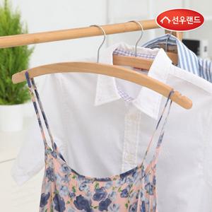 라운드 원목 정장옷걸이 1개