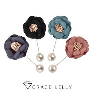 [그레이스켈리]플라워 핀 브로치