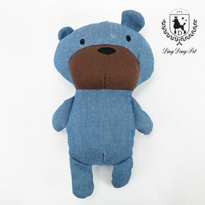 [딩동펫]강아지 장난감 곰인형_블루 강아지용품
