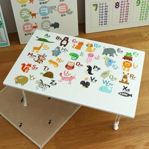 샤이닝홈 무드 접이식 액자테이블 720x480 알파벳 밥상/공부상