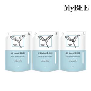 마이비 새싹내추럴 유아세제 리필(1200ml)x3팩