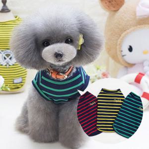 [펫츠랜드] 베이직스트라이프티셔츠/애견의류/강아지옷/애견패션