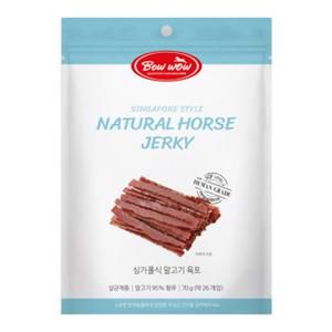 [엔터펫]바우와우 말고기육포70g