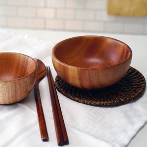 [알럽하우스] 우드식기 통원목 대접 1P