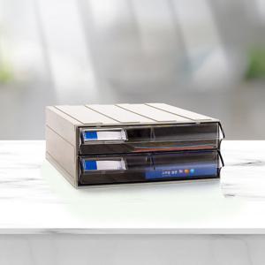 연결형수납함 403/수납정리함 플라스틱 투명 수납장