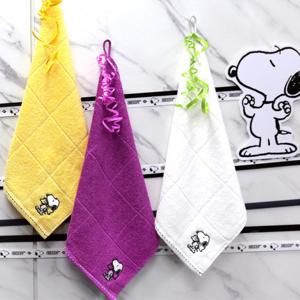 송월타월 스누피 왕리본36 어린이집 주방고리손수건