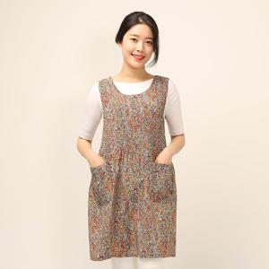 이솔홈 세이렌 쉬폰 원피스 앞치마