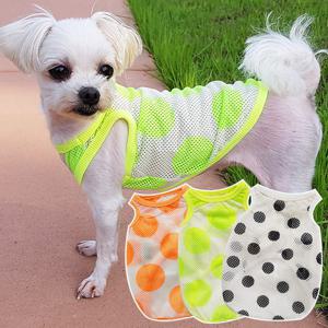 심플메쉬슬리브 강아지옷 부드러운 애견옷 메쉬원단 빠른건조