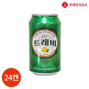 롯데 트레비 레몬 캔 355ml x 24캔