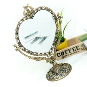SHJ 하트큐빅 탁상거울 대 신주 화장거울 책상거울 예쁜탁상거울
