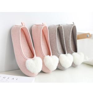 폭신하트 덧신실내화 룸슈즈거실화 어린이집교사슬리퍼 면실내화