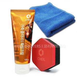 제일 가죽크리너&가죽왁싱크림_100g+광택용타월