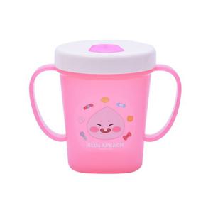 카카오 리틀프렌즈 흘림방지 양손 빨대컵 어피치 유아