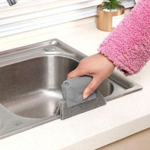 클린홈 창틀 틈새수세미(그레이) 욕실 주방청소