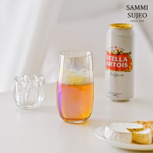 [삼미수저] 오로라 컬러 글라스 맥주잔(B1) 2P세트