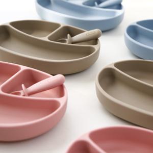 에디슨 스스로 흡착 식판 스푼세트