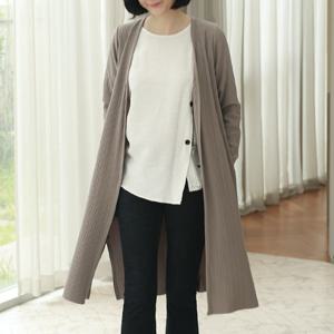 [웬디즈갤러리]리스본 골지 롱 가디건 CCD103