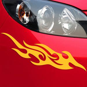 VIP 불꽃 타투 데칼스티커 /차량용스티커