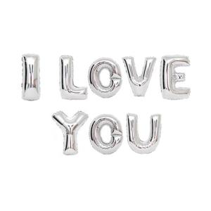 생일 기념일 홈 파티 아이러브유 은박 풍선 DD-09939