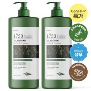 [1+ 1] 메르헨트 티트리 대용량 샴푸 1500ml 약산성 미용실 퍼퓸