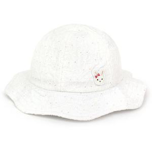 화이트레이스유아모자 로라앨리 리버 썬 햇 화이트 레이스 아동모자 MA1014