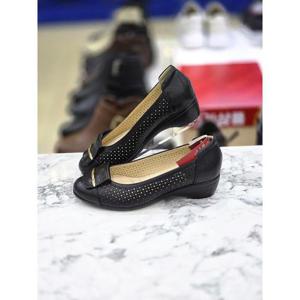 허시파피 세이브존05 여성 세미정장룩 모던유니크 4cM굽 펀칭구두 GDSFFR401