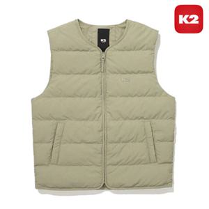 [케이투 (행사)]가을 겨울 간절기 남성 패딩 덕 다운 U넥 베스트 조끼 GMU246817EGN
