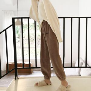 샵앤) 여성 겨울 극세사 수면바지N  CHA-WPT-20152-모카