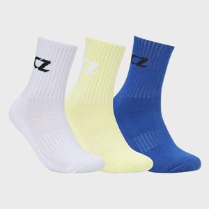 클라우드 제로 남성 여성 장목 양말 세트 CZ 크루 삭스 3P 발바닥 쿠션 CZFAF1SC901 블루