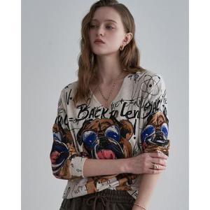 르니앤맥코이 세이브존05 퍼그 보카시 브이넥 니트티 MM03KN073