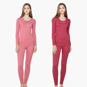 BYC 에어메리 삼중직 여성 보온 내의 내복 세트 DAS6016