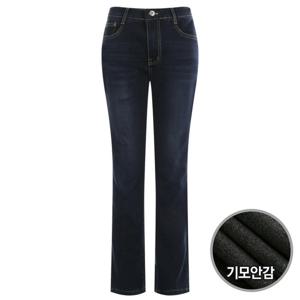 샵앤) FW 여성 방한 기모 일자 진청 청바지N VS-WPT-20118-진청