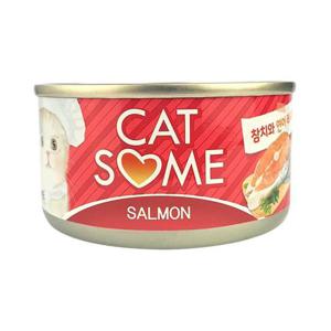 CATSOME 캣썸 참치 n 연어 캔 80g
