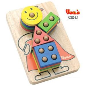 원목 퍼즐 블록 놀이 브알라 삐에로구멍퍼즐 어린이 끼우기블럭 구멍퍼즐 원목퍼즐 3D퍼즐 입체퍼즐 종이퍼즐 조립식퍼즐 수입퍼즐 퍼즐장난감 퍼즐놀이 만들기퍼즐