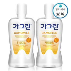 가그린 카모마일 가글 750ml 2개 구강청결제