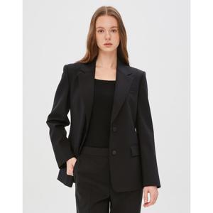 질스튜어트 뉴욕 여성 24FW SET UP 블랙 울 혼방 싱글 버튼 클래식 테일러드 자켓 JSJA4C100BK