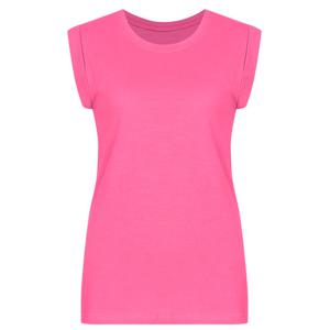 샵앤) 라운드 슬럽 면 이중소매 나시티 DAI-WSH-0519-핑크