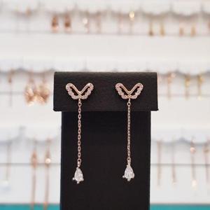 볼라레 세이브존01 액세서리 하트 핑크 드롭귀걸이 SPE496