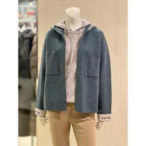 벨리시앙 세이브존01 울 100% 니트 로고 가디건(3color) KT4104