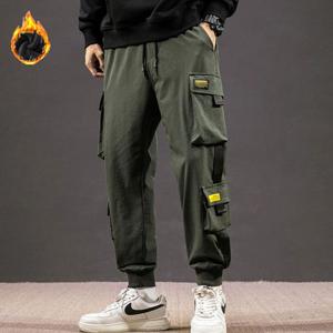 남성 방한바지 기모카고바지 기모안감 패딩방한하의